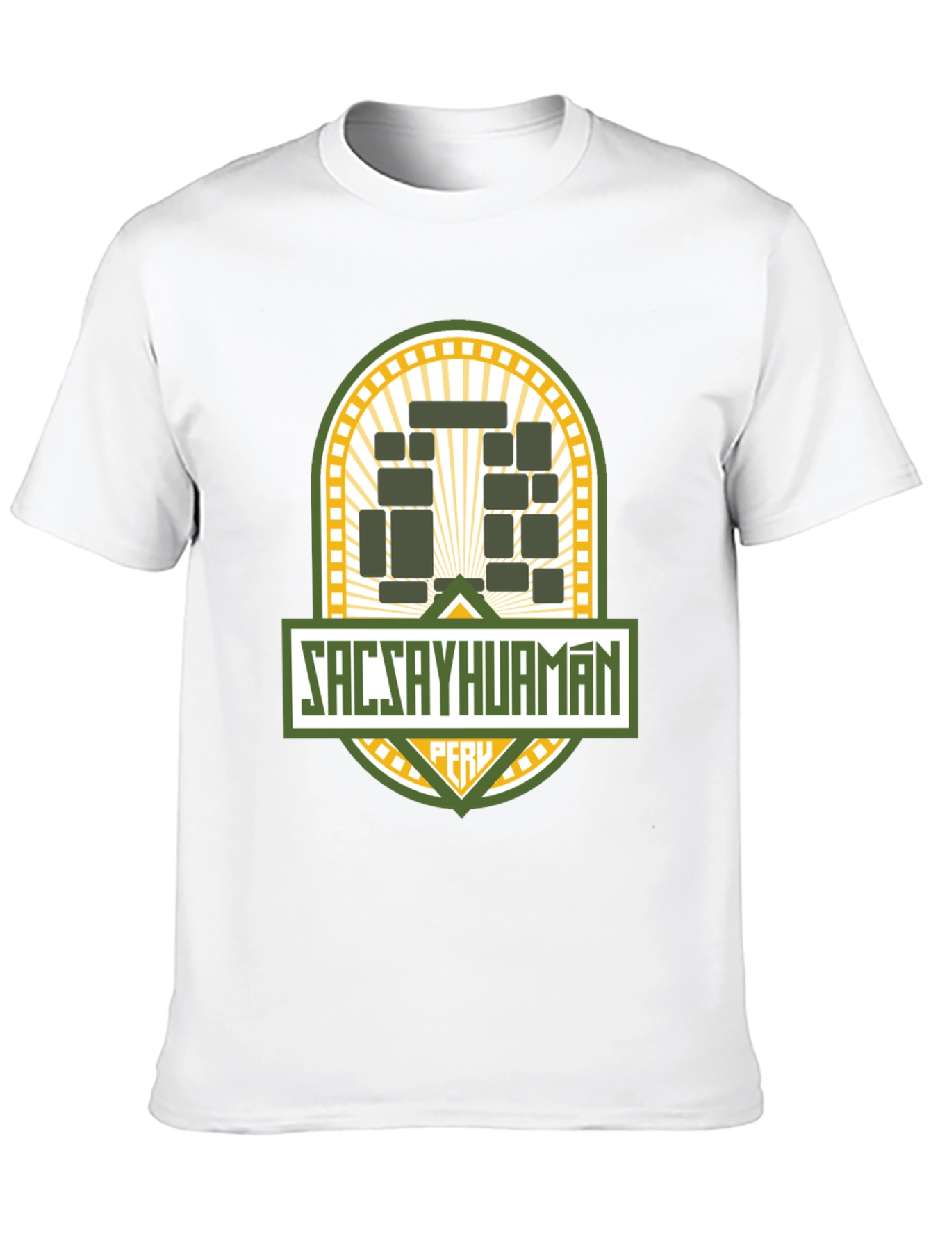 Sacsayhuaman Peru T-Shirt Black Tee