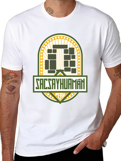 Sacsayhuaman Peru T-Shirt Black Tee