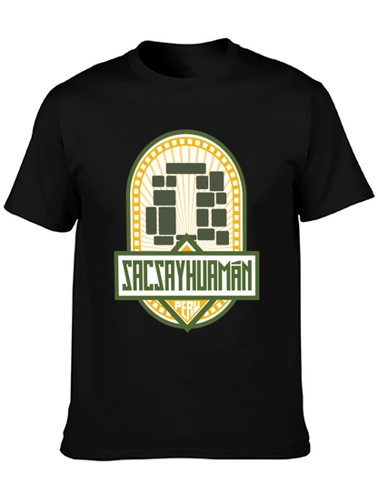 Sacsayhuaman Peru T-Shirt Black Tee