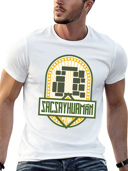 Sacsayhuaman Peru T-Shirt Black Tee