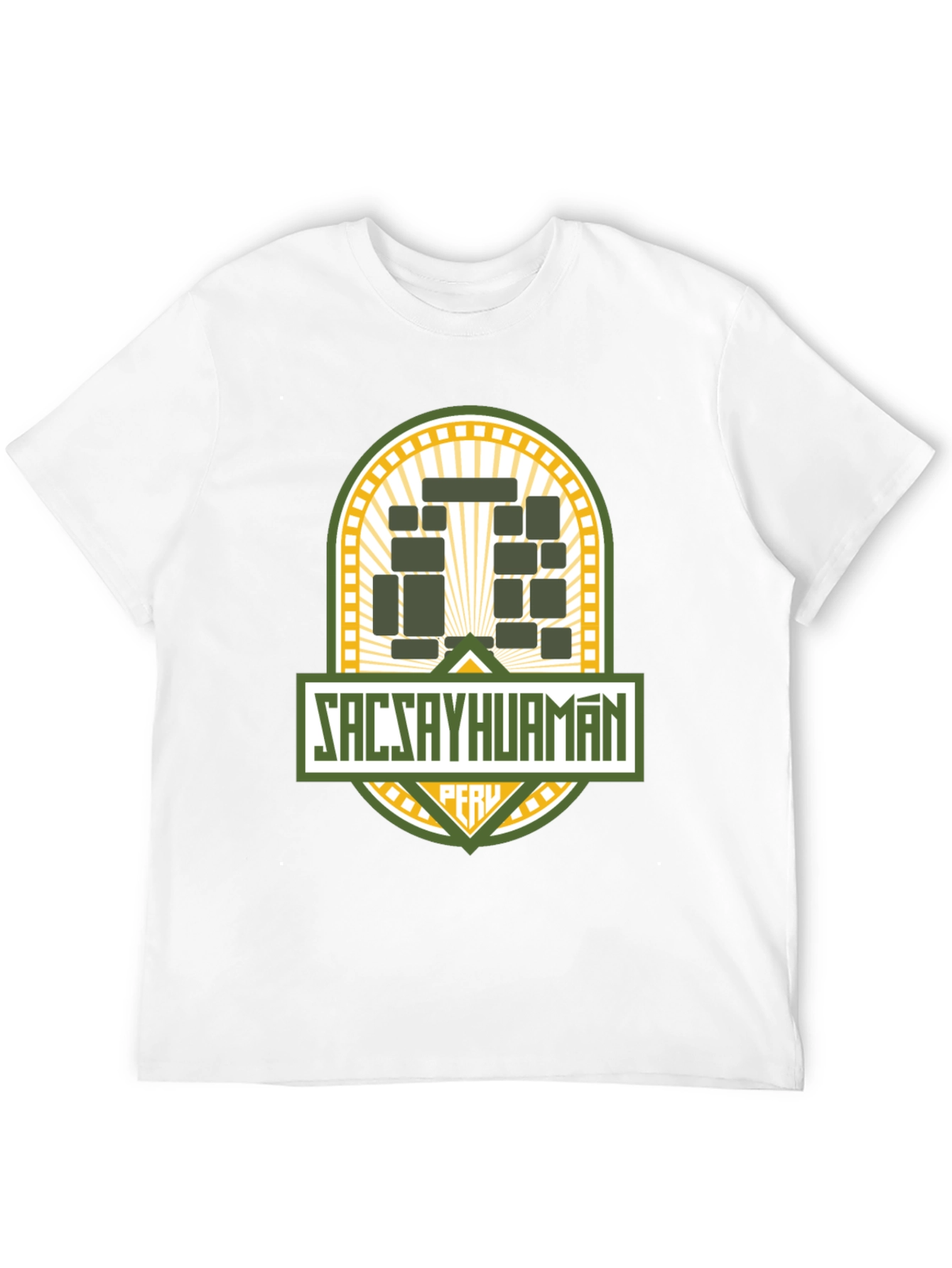 Sacsayhuaman Peru T-Shirt Black Tee