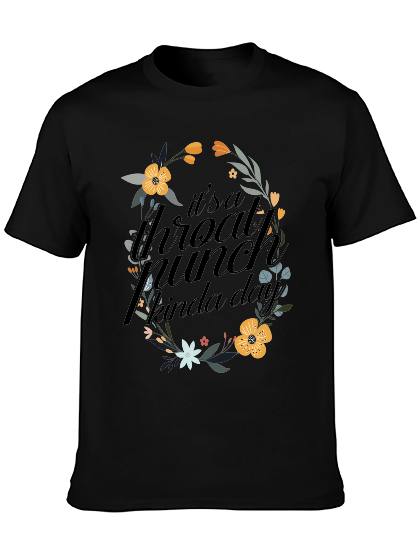 Floral Throat Punch Graphic Tee