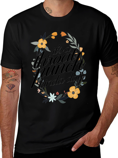 Floral Throat Punch Graphic Tee