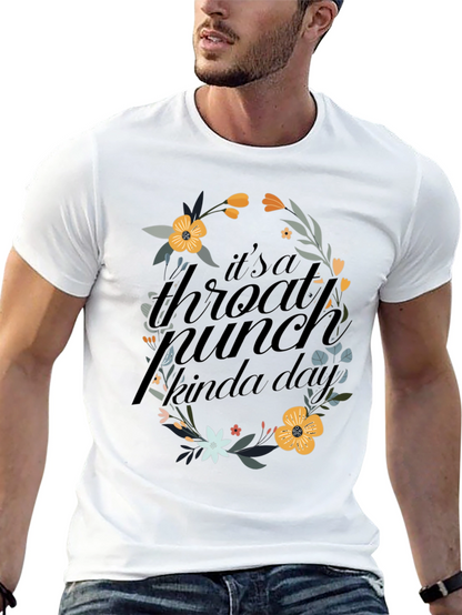 Floral Throat Punch Graphic Tee