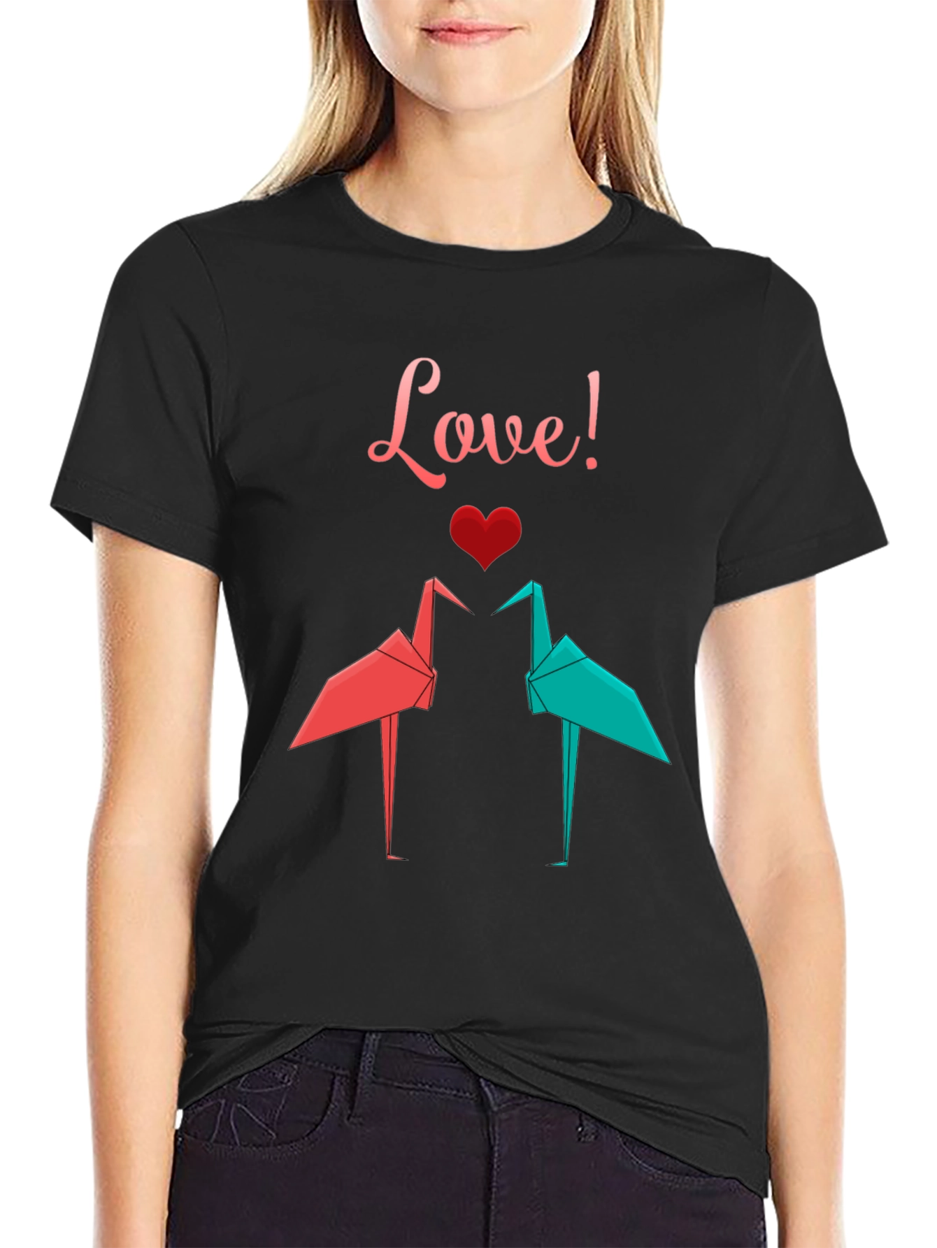 Love Origami Crane T-Shirt