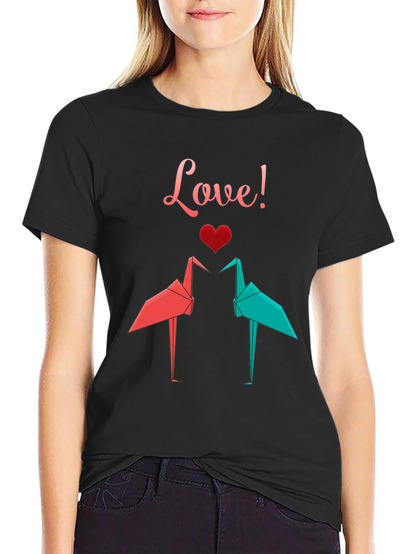 Love Origami Crane T-Shirt