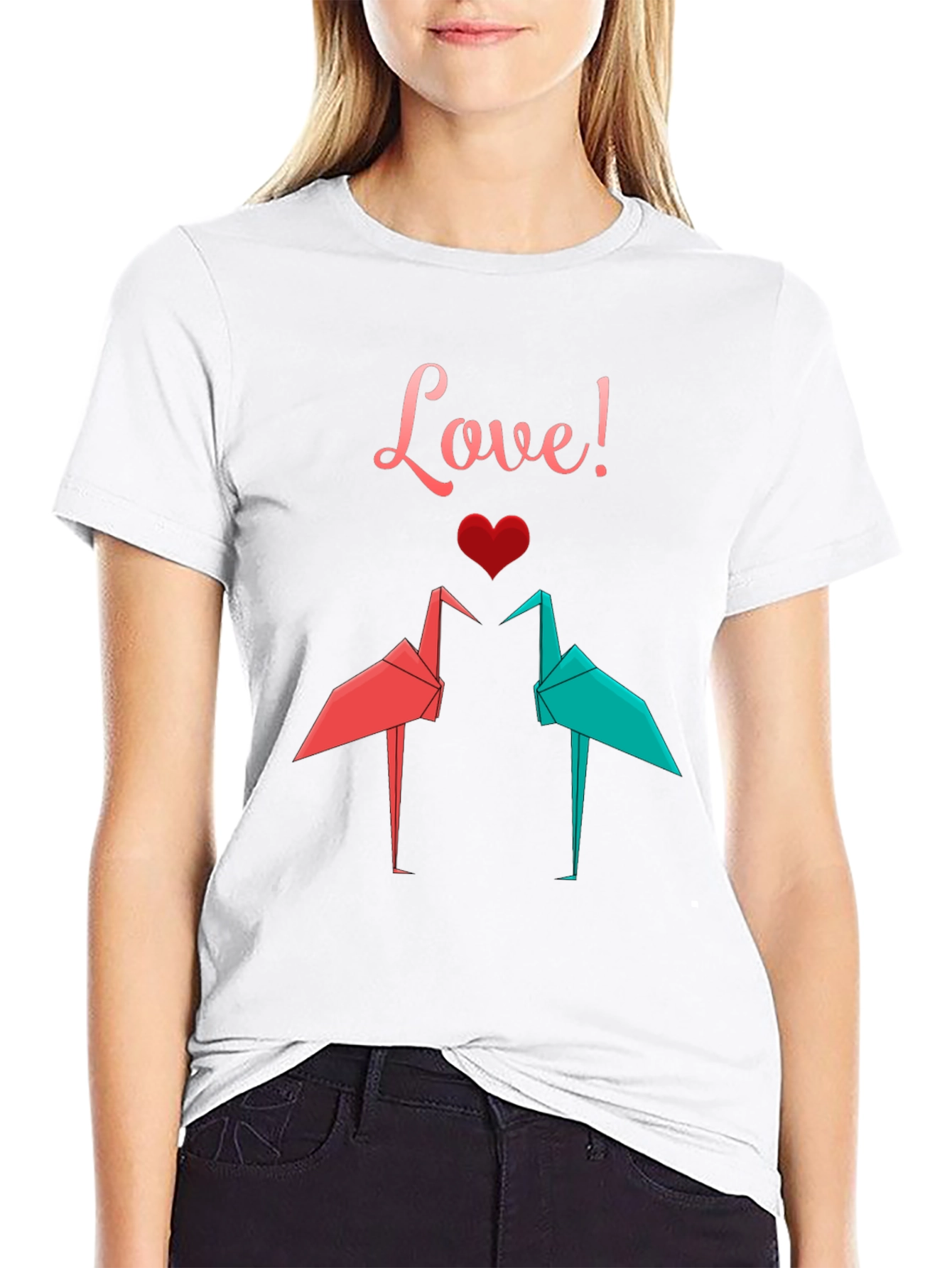 Love Origami Crane T-Shirt