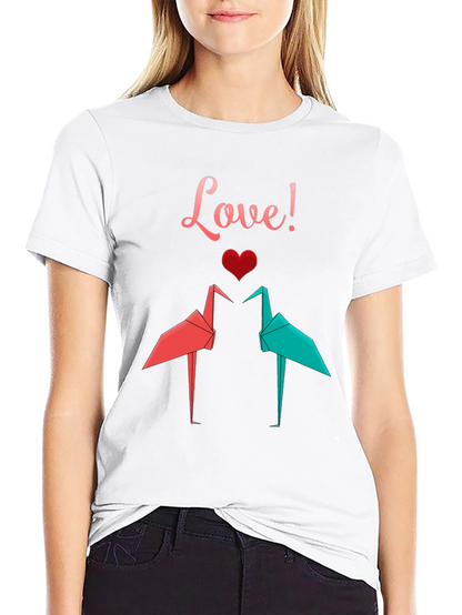 Love Origami Crane T-Shirt