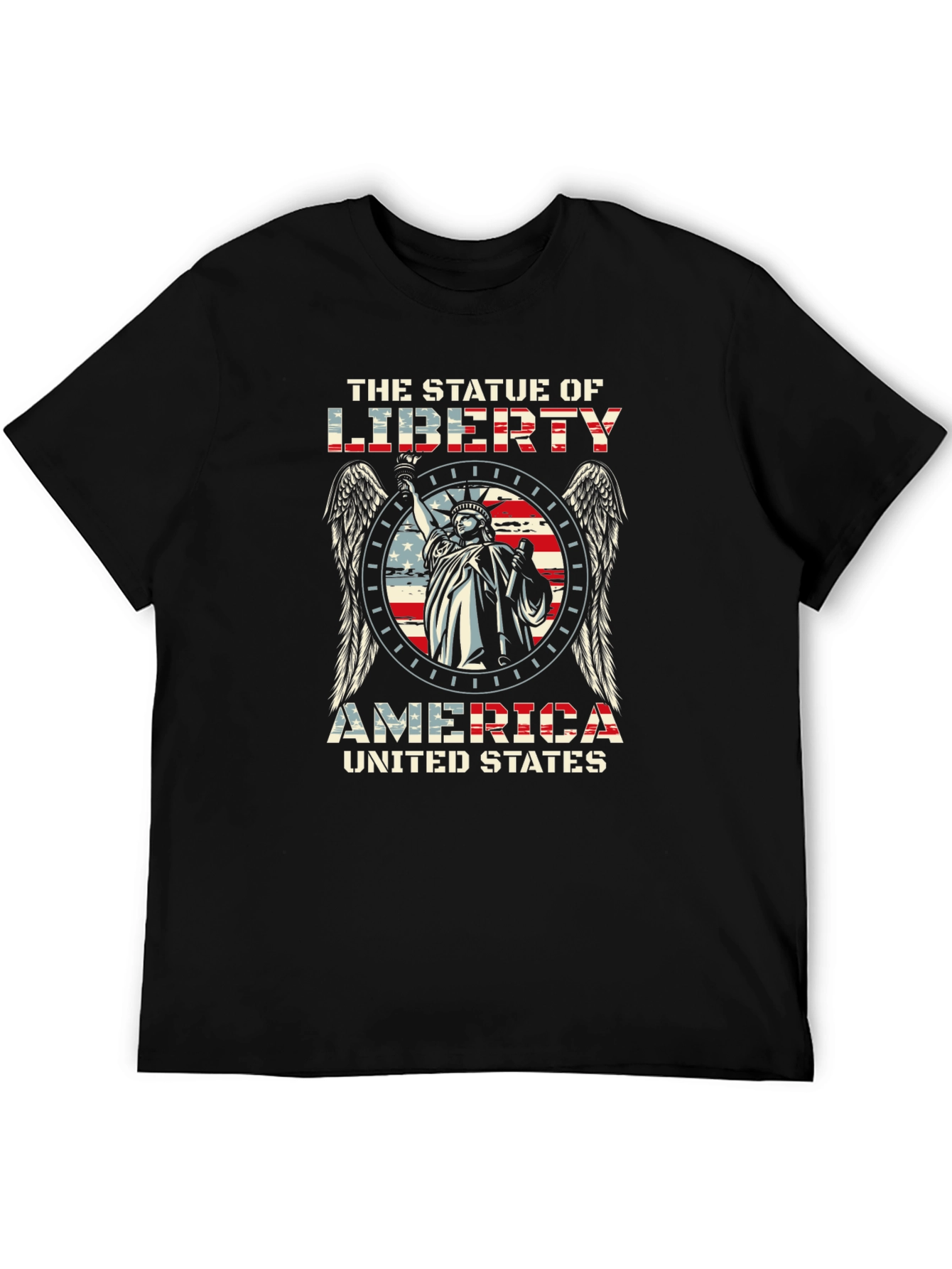 Statue of Liberty Graphic Tee - Patriotic Design
