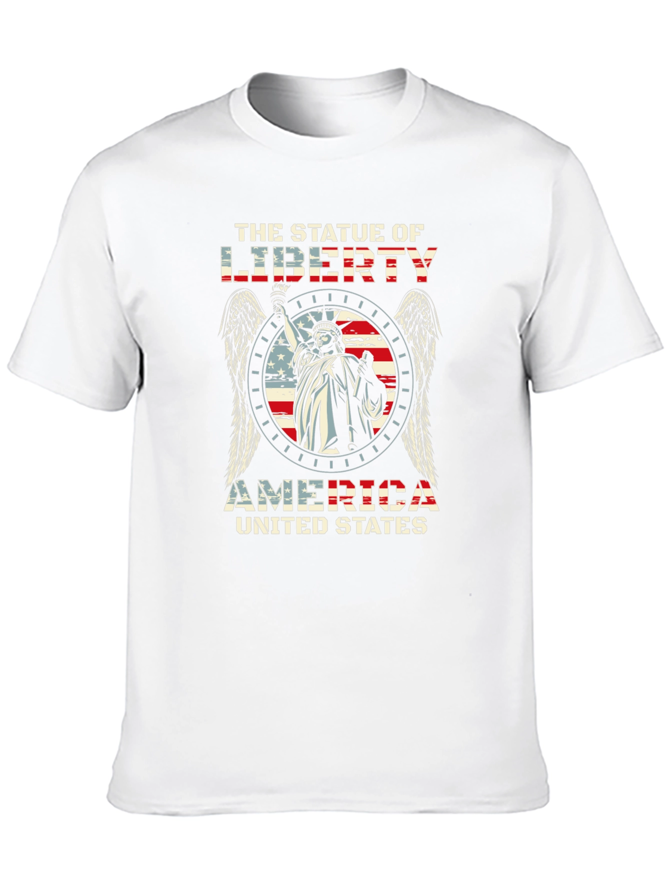 Statue of Liberty Graphic Tee - Patriotic Design