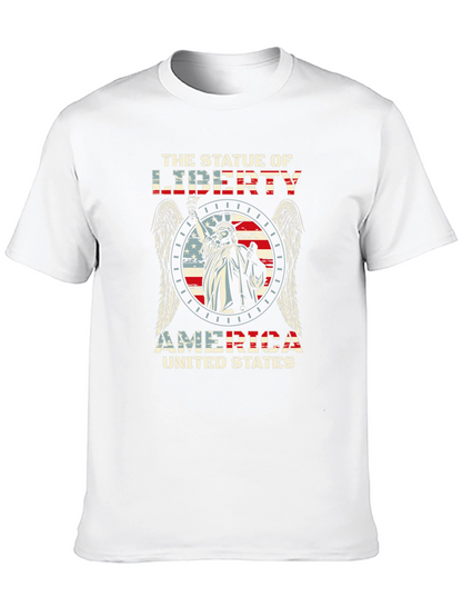 Statue of Liberty Graphic Tee - Patriotic Design