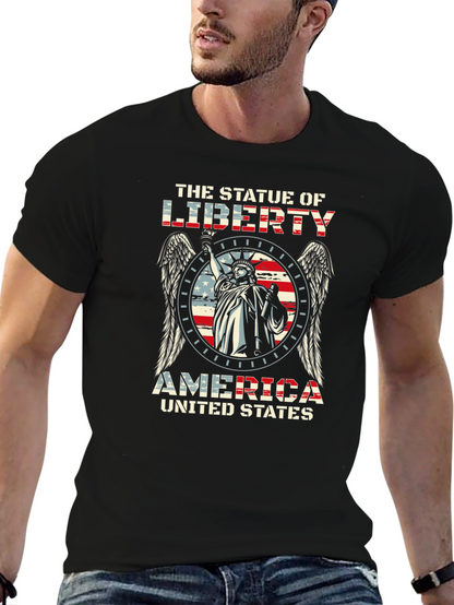 Statue of Liberty Graphic Tee - Patriotic Design