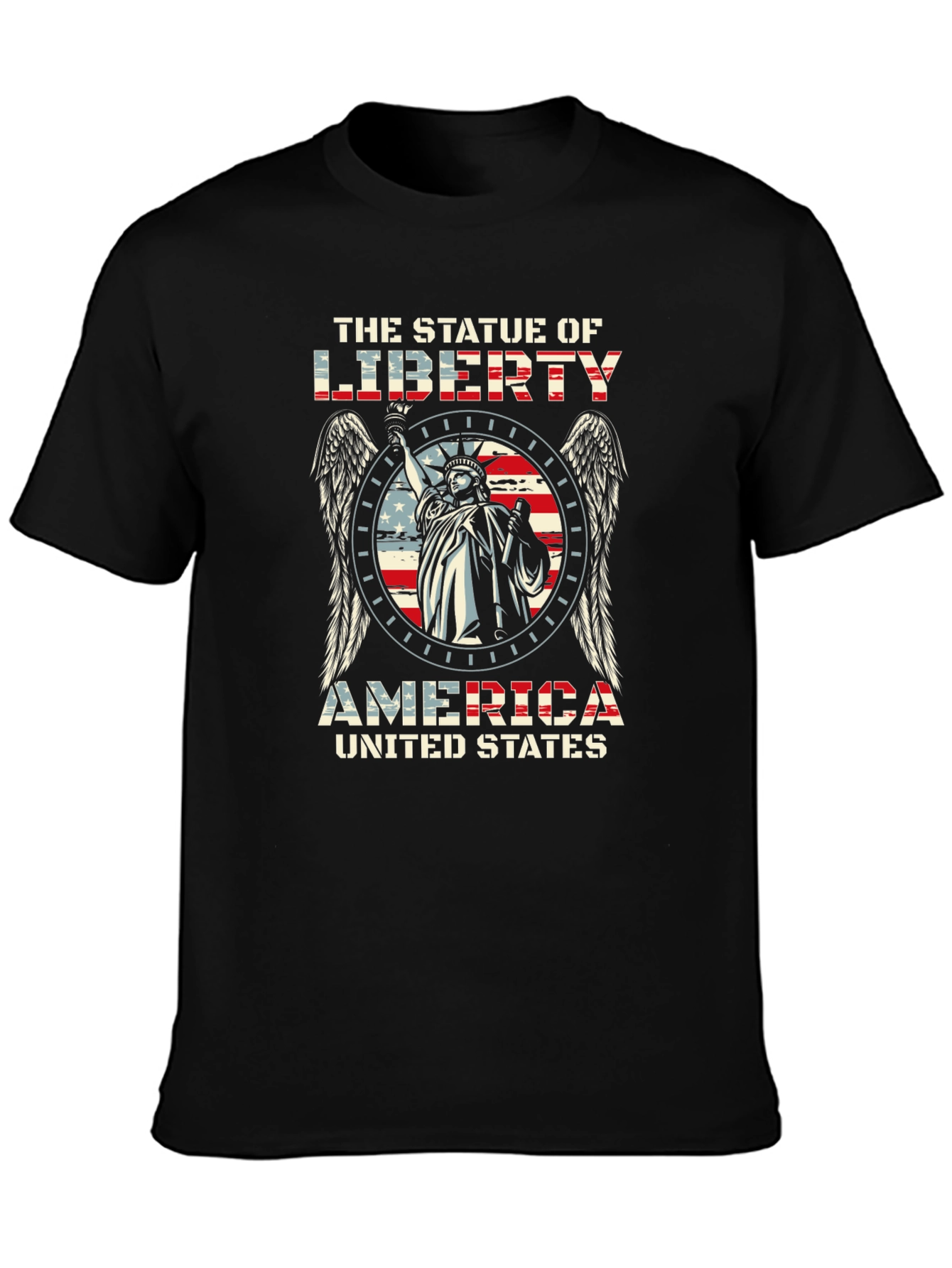 Statue of Liberty Graphic Tee - Patriotic Design