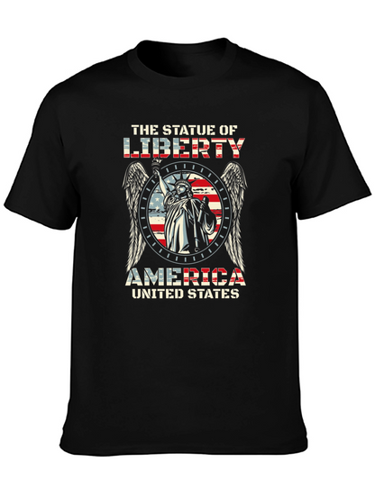 Statue of Liberty Graphic Tee - Patriotic Design