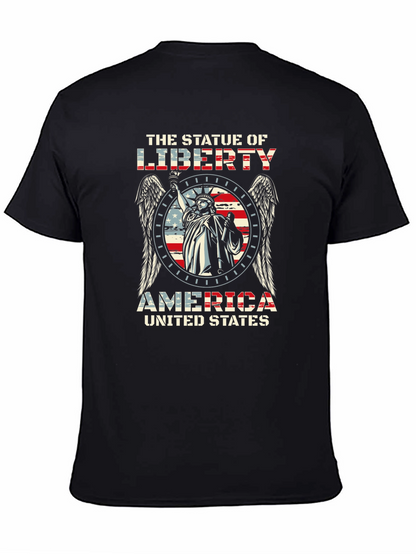 Statue of Liberty Graphic Tee - Patriotic Design