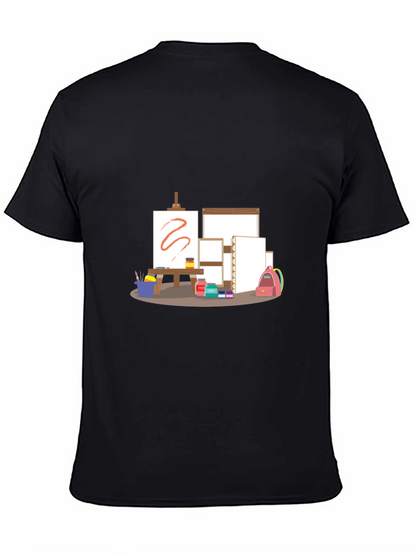 Artists Studio T-Shirt - Creative Canvas Design