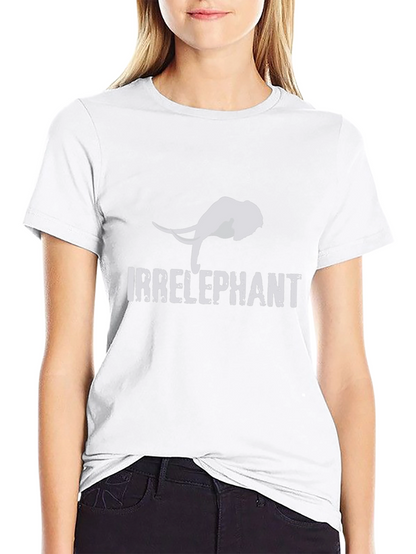 Irrelephant Graphic Tee - Quirky Humor T-Shirt