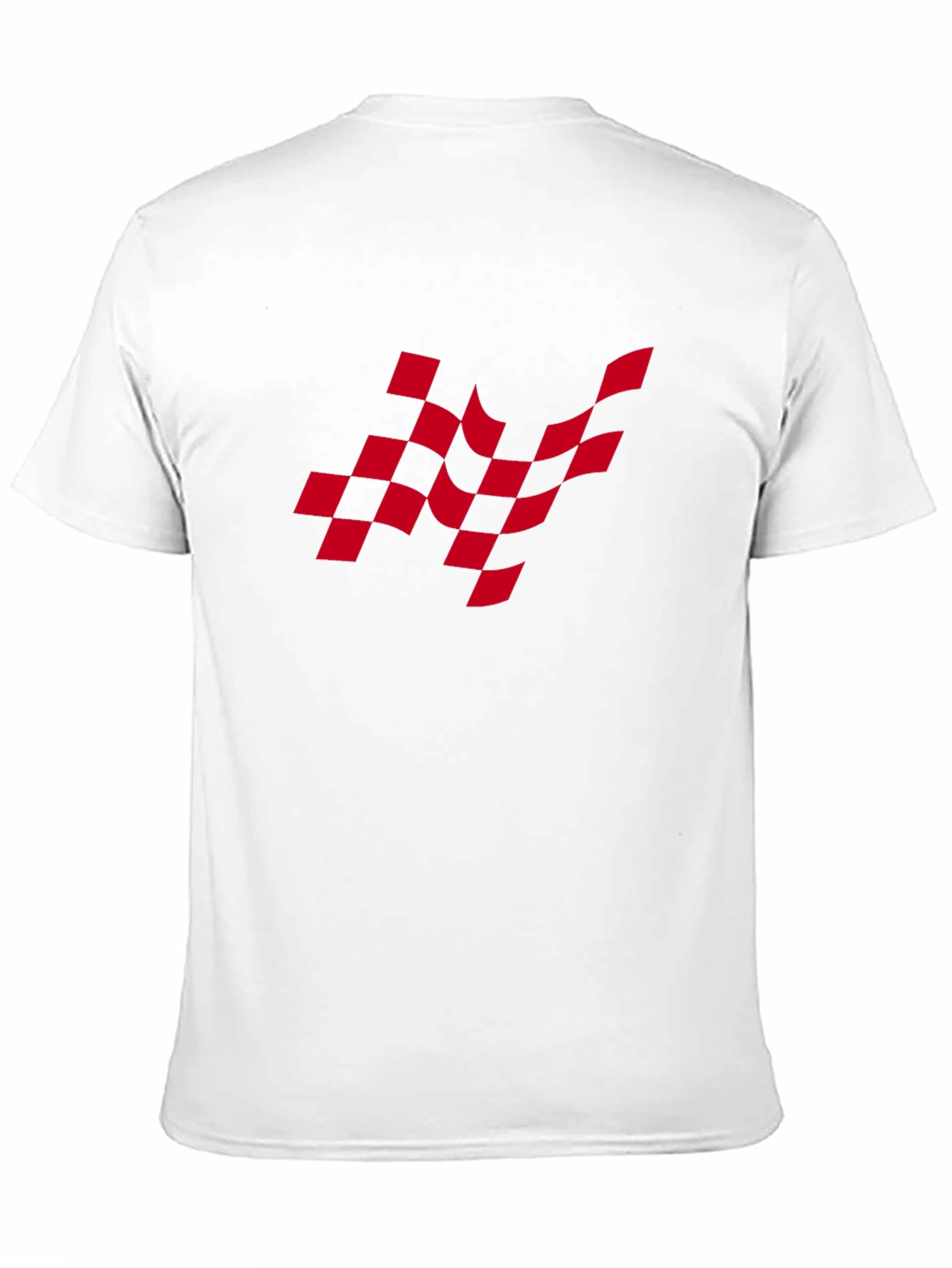 Checkered Flag Graphic Tee - Race Day Ready!