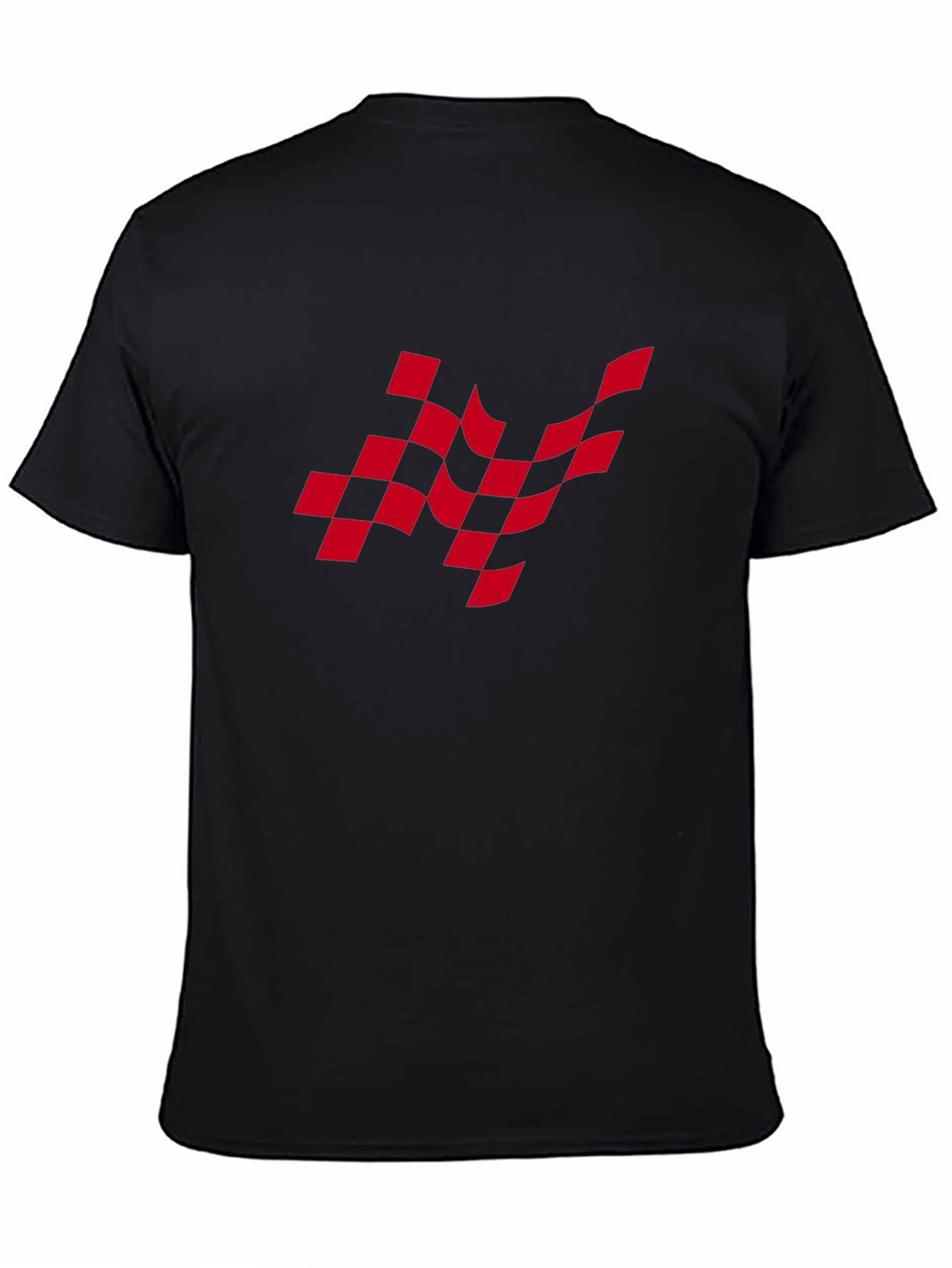 Checkered Flag Graphic Tee - Race Day Ready!