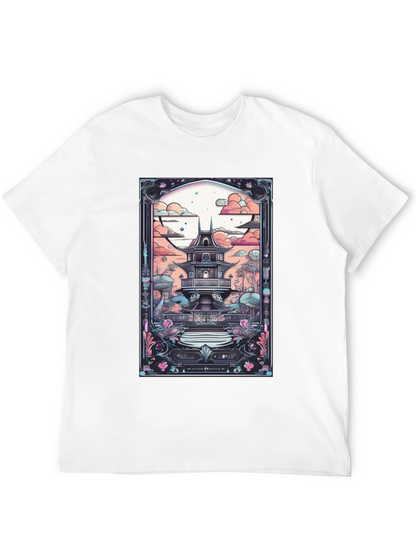 Artistic Japanese Pagoda T-Shirt