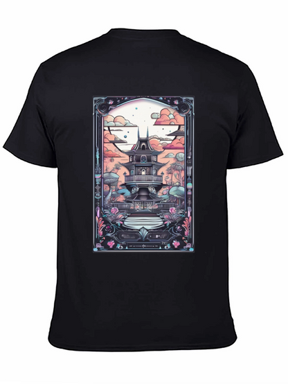 Artistic Japanese Pagoda T-Shirt