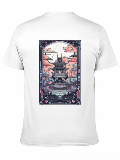 Artistic Japanese Pagoda T-Shirt