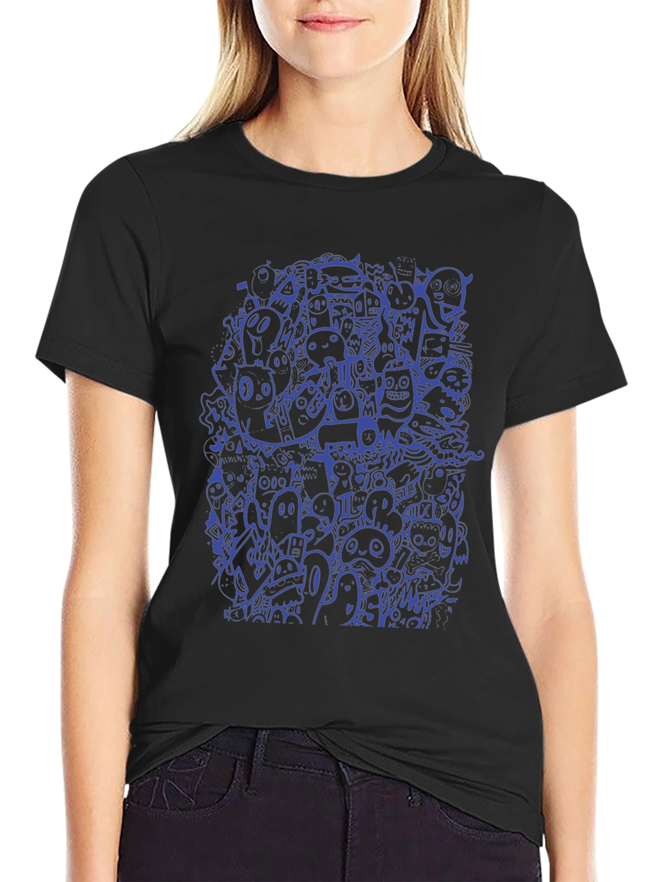 Funky Doodle Graphic T-Shirt