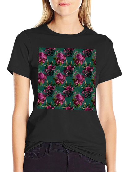 Floral Bouquet Patterned Mens T-Shirt
