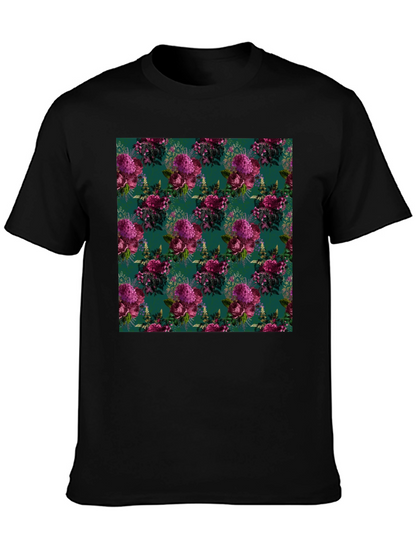 Floral Bouquet Patterned Mens T-Shirt