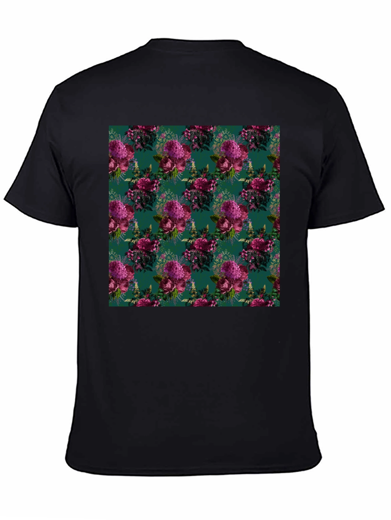 Floral Bouquet Patterned Mens T-Shirt