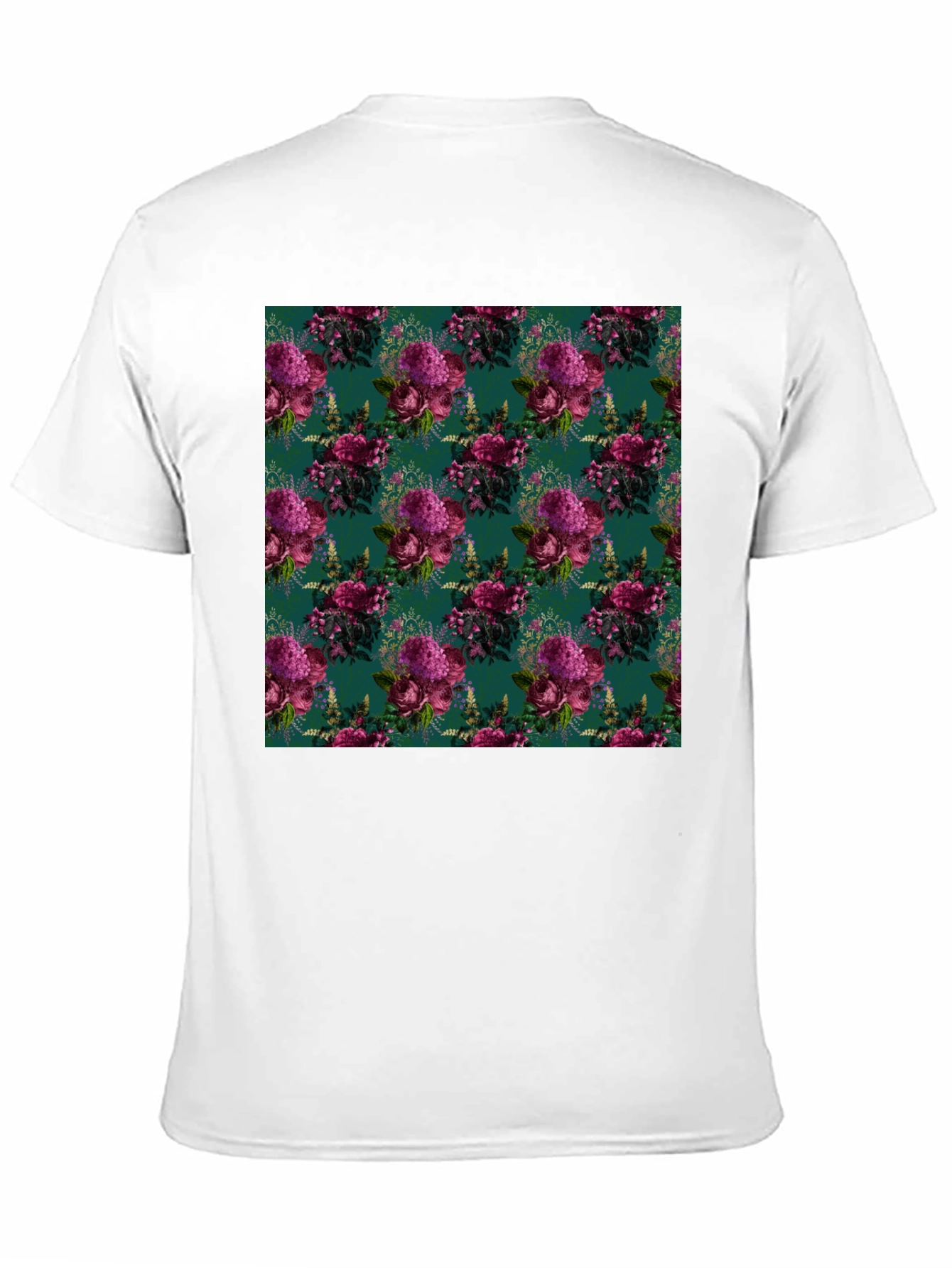 Floral Bouquet Patterned Mens T-Shirt