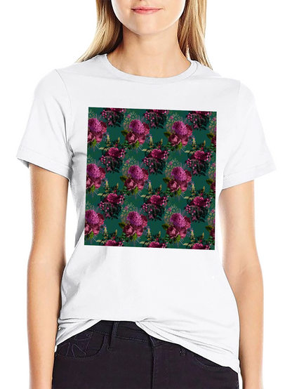 Floral Bouquet Patterned Mens T-Shirt