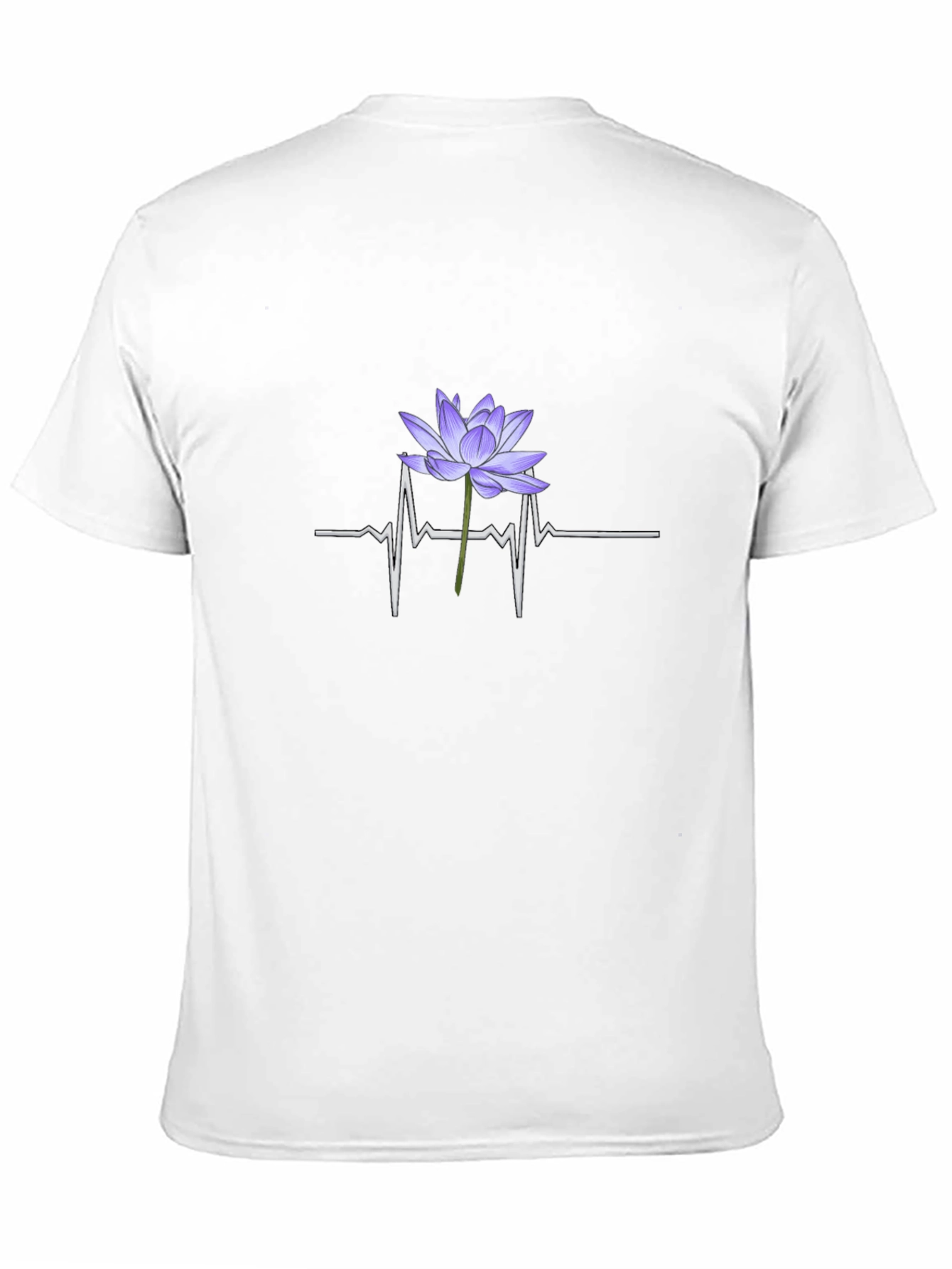 Lotus Heartbeat Graphic Tee - Black
