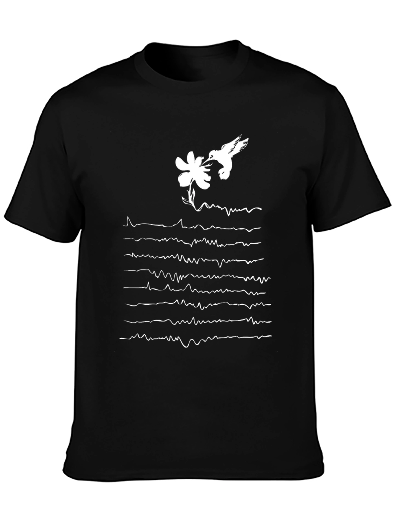 Hummingbird & Floral Pulse T-Shirt