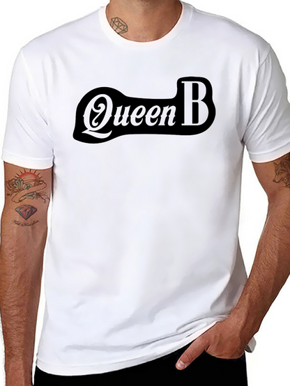 Queen B Graphic T-Shirt - Stylish Black Tee