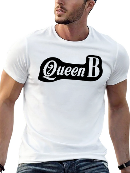 Queen B Graphic T-Shirt - Stylish Black Tee