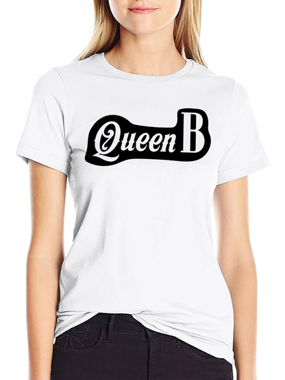 Queen B Graphic T-Shirt - Stylish Black Tee