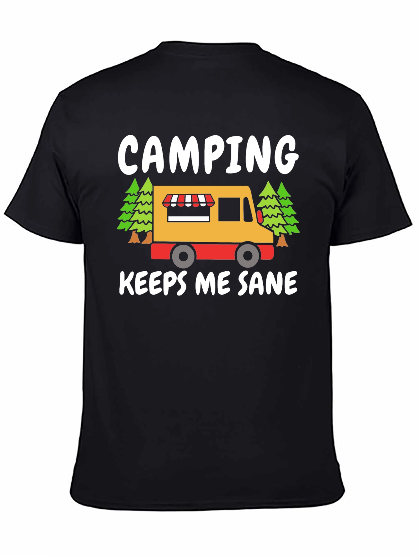 Camping Keeps Me Sane Graphic Tee