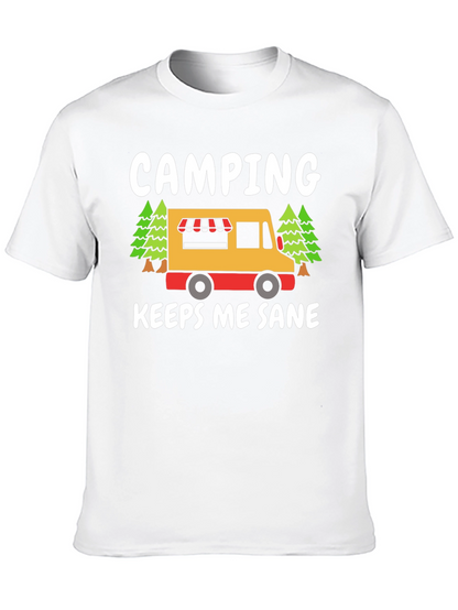 Camping Keeps Me Sane Graphic Tee
