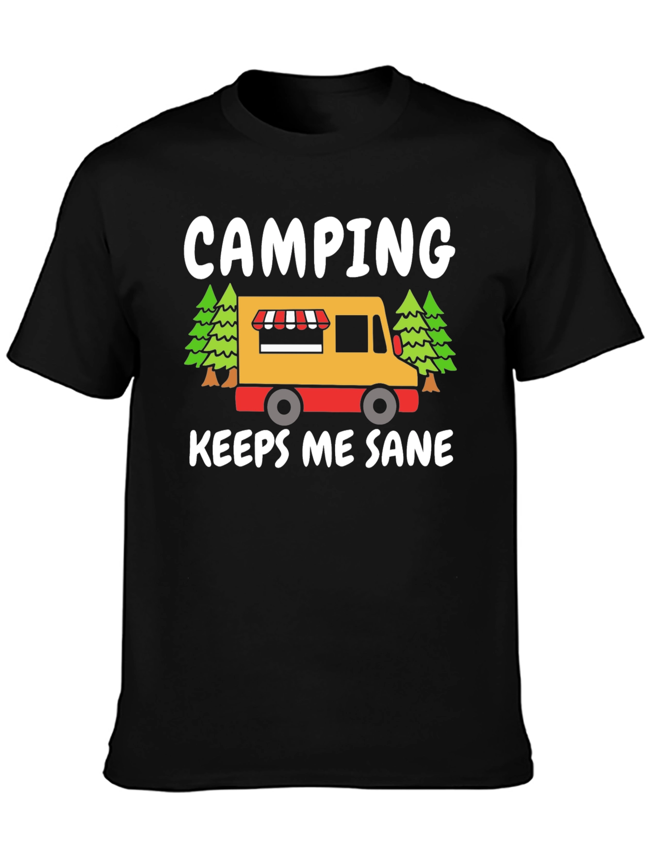 Camping Keeps Me Sane Graphic Tee