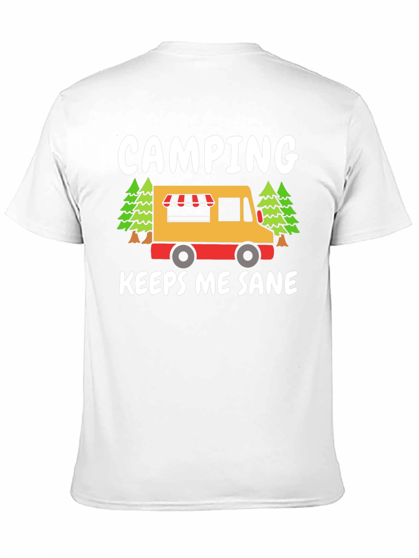 Camping Keeps Me Sane Graphic Tee