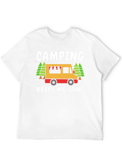 Camping Keeps Me Sane Graphic Tee