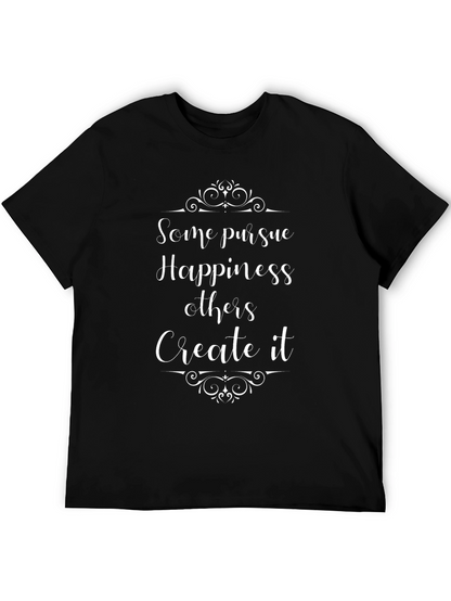 Inspirational Happiness T-Shirt for Men