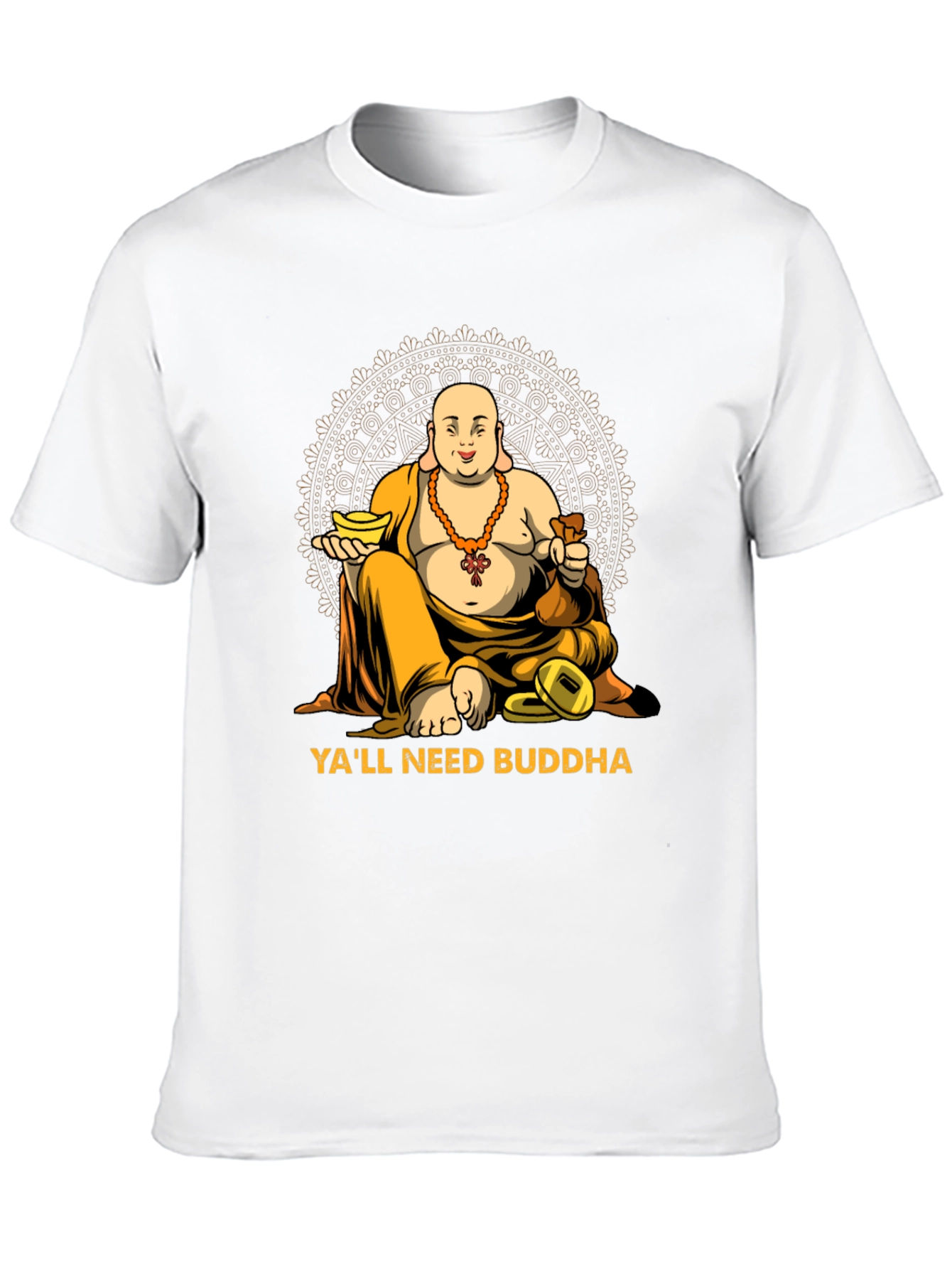 Yall Need Buddha Graphic T-Shirt - Relaxed Fit