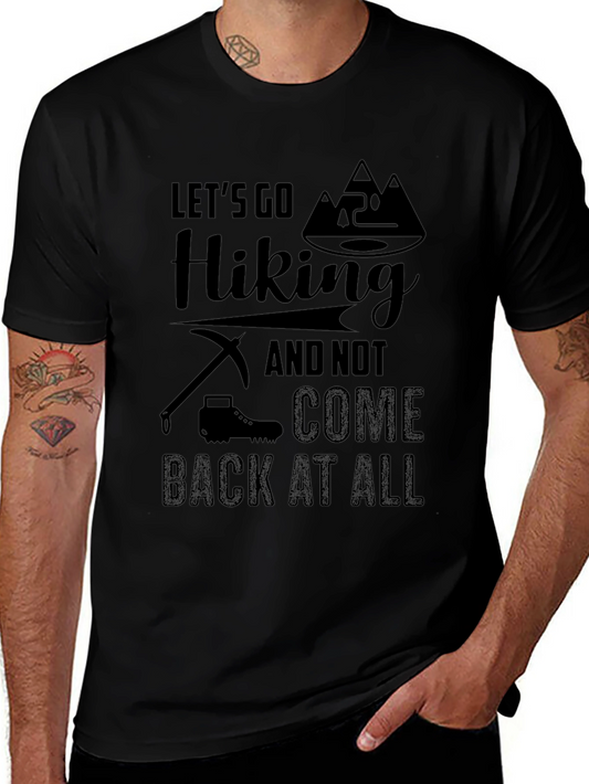 Hiking Adventure T-Shirt - Black