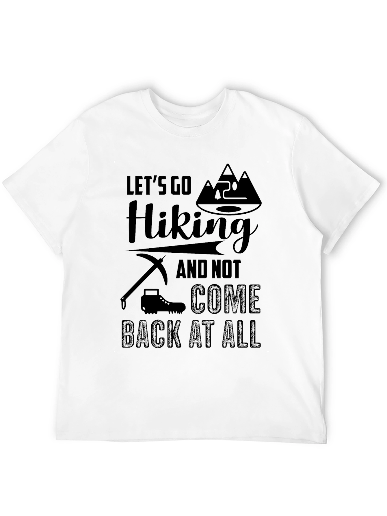 Hiking Adventure T-Shirt - Black
