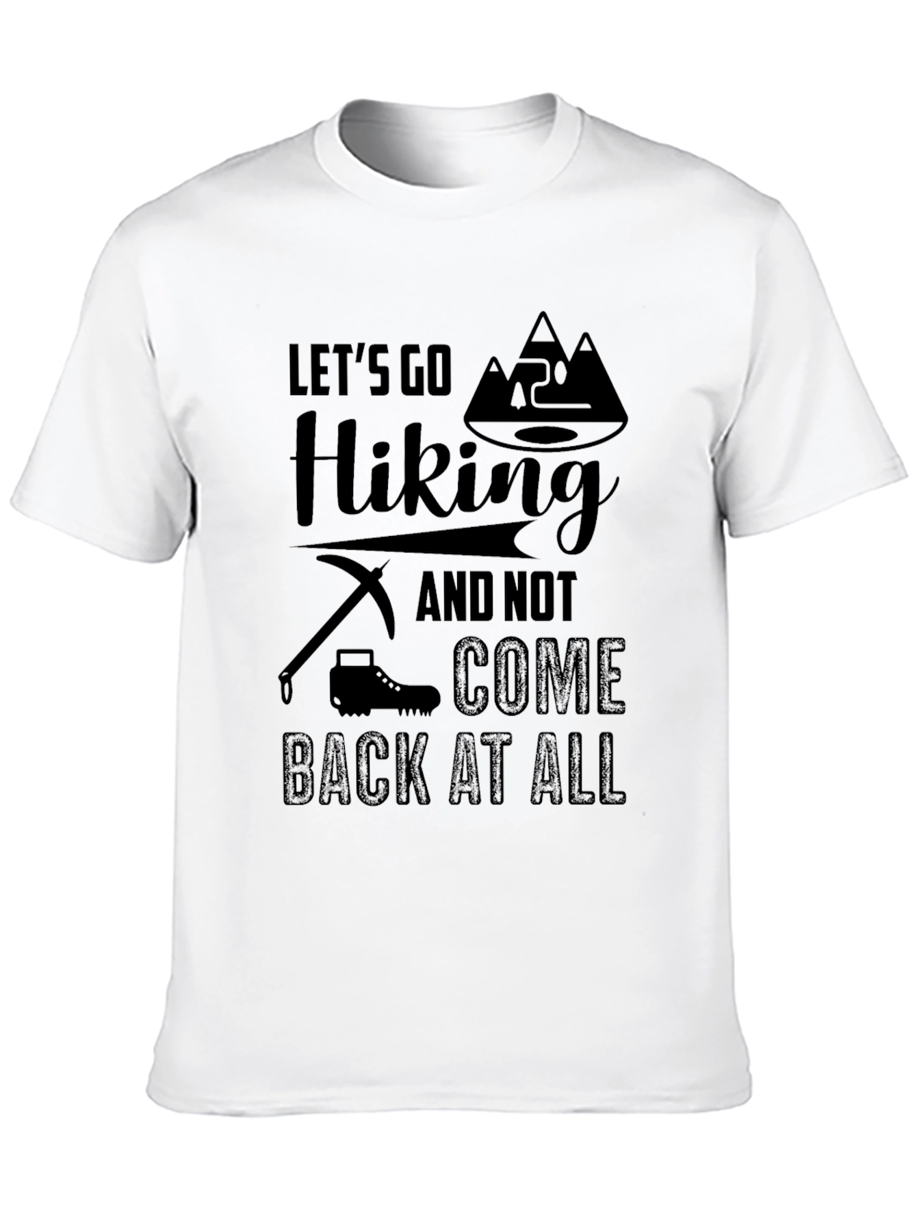 Hiking Adventure T-Shirt - Black