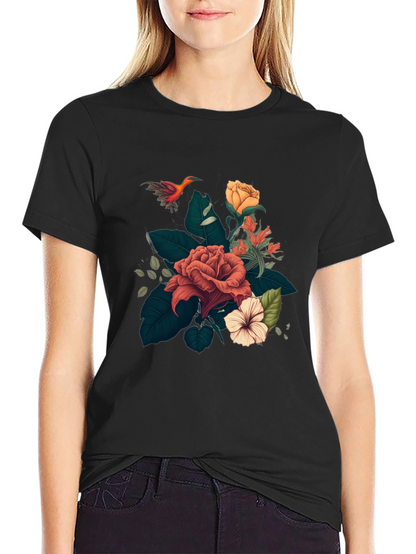Floral T-Shirt: Stylish Graphic Tee for Men