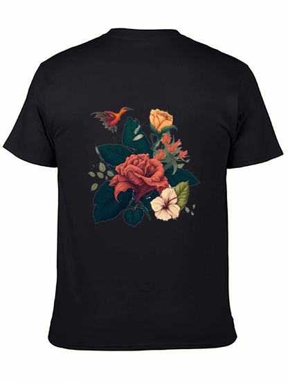 Floral T-Shirt: Stylish Graphic Tee for Men
