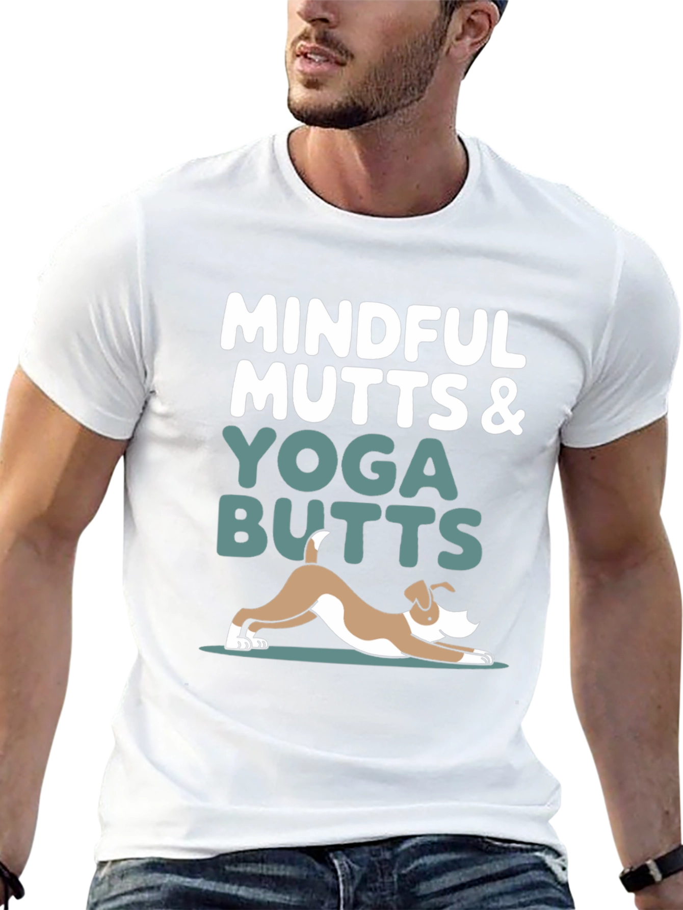 Mindful Mutts & Yoga Butts Graphic Tee